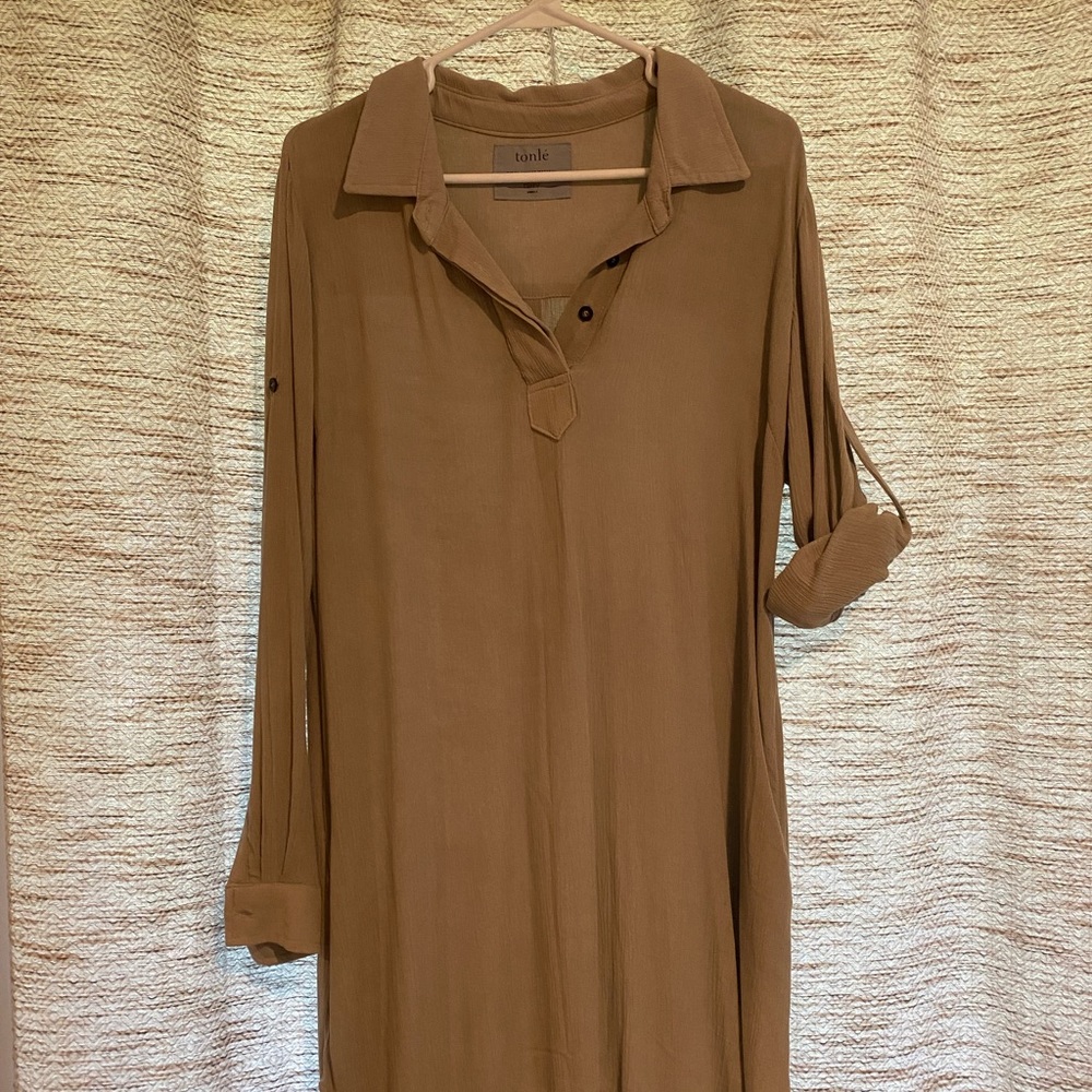 Tonlé Fair Trade Sustainable Gray Tunic
